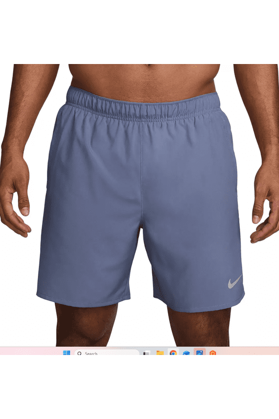 Men's Dri-FIT Challenger 7" Brief-Lined Versatile Shorts World Indigo Size Small