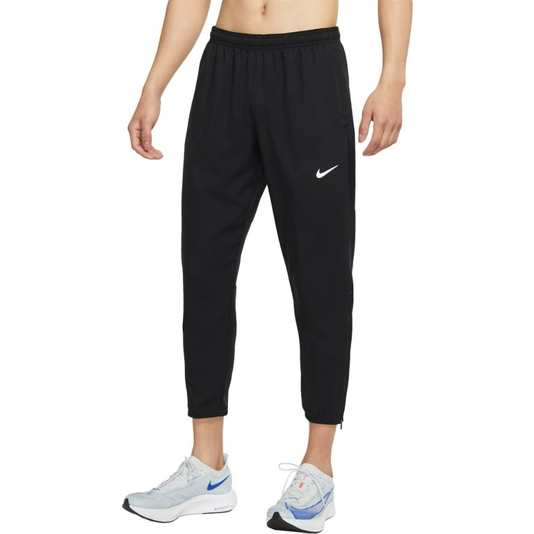 Nike Men s Dri FIT Challenger Woven Running Pants Black Reflective Silv S Walmart