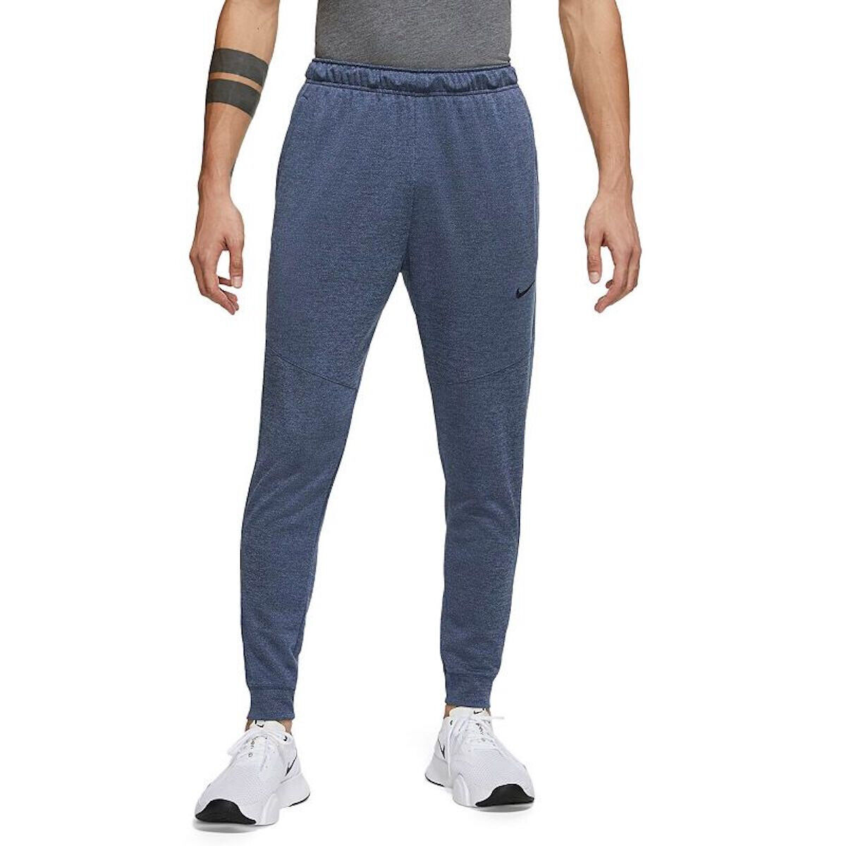 Nike Men's DriFIT Epic Knit Training Pants Small Heather Blue