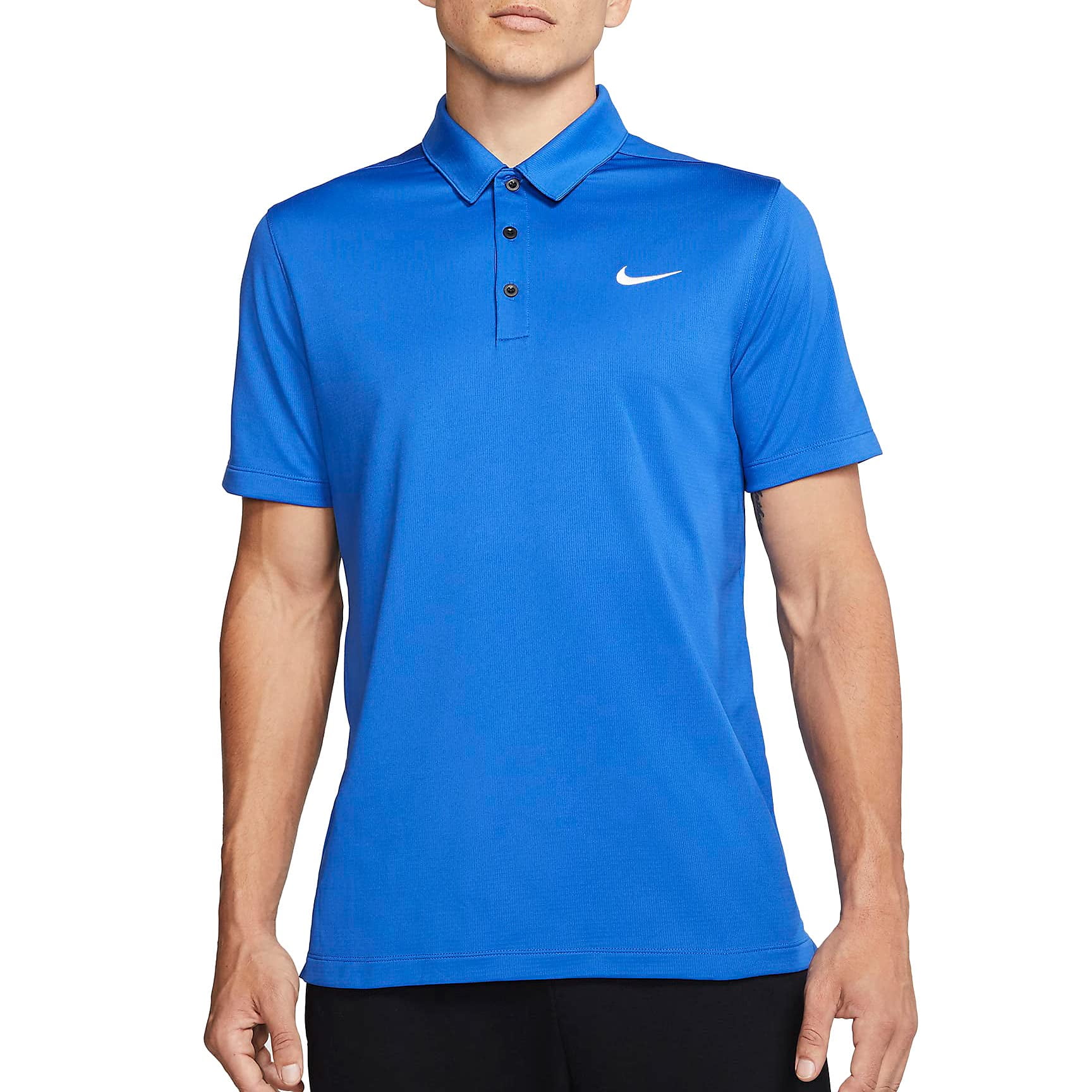 Nike Men's DriFIT Football Polo Shirt College Navy