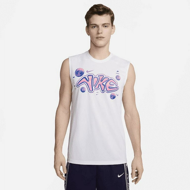 Men's Sleeveless Basketball Print Shirt Nike Men's Dri-FIT