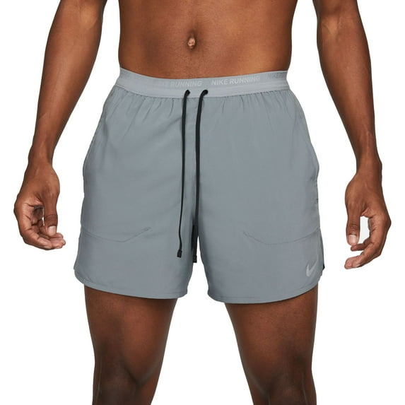 Nike Men's Dri-FIT Stride 5” Shorts (Smoke Grey, L)