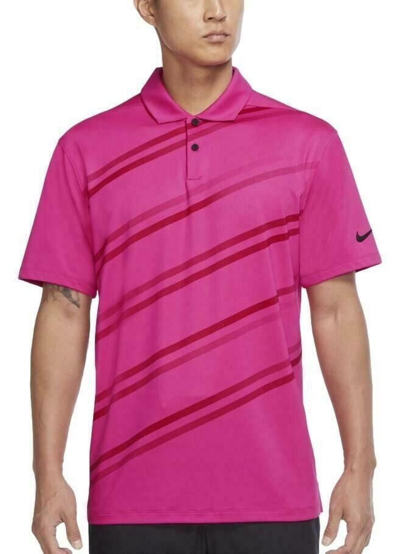 mens nike pink golf shirt
