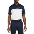 thumbnail image 1 of Nike Men's Dri-FIT Victory Colorblock Golf Polo (Obsidian/White, M), 1 of 1