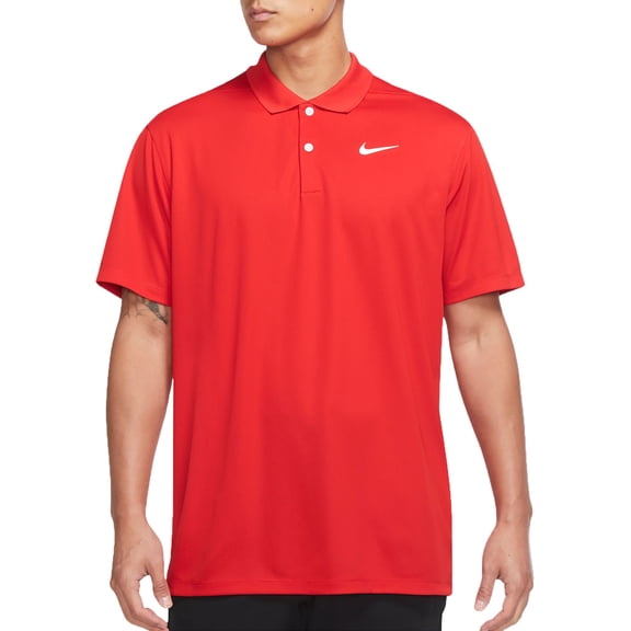 Nike Men's Dri-FIT Victory Solid Golf Polo (University Red, XL)
