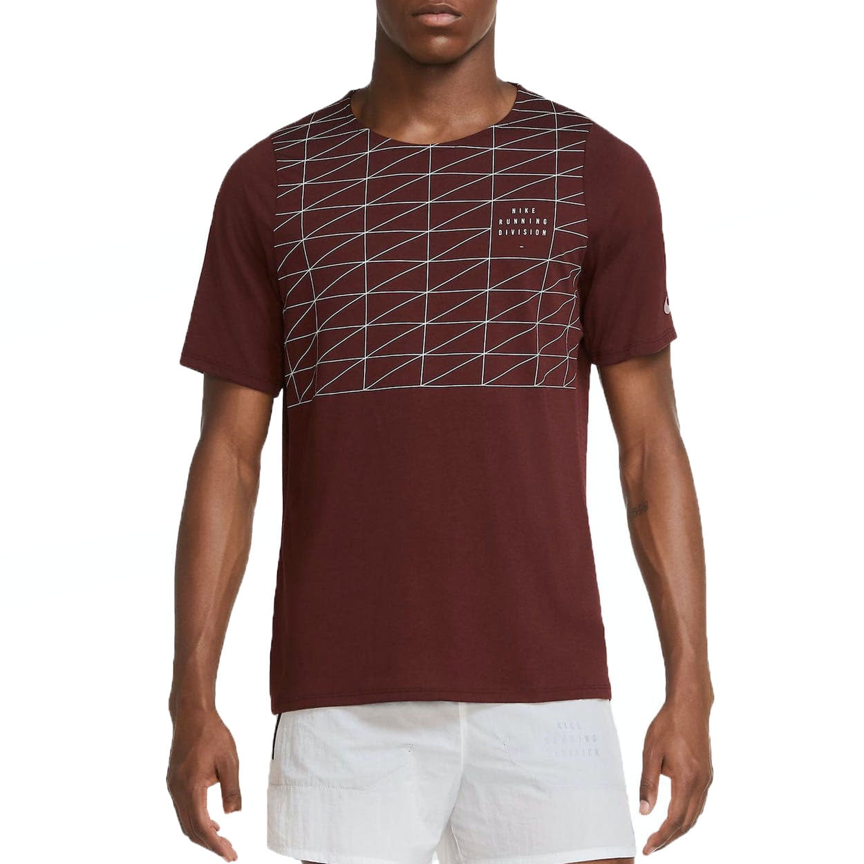 Nike Men\'s Dri Fit Run Division Reflective Running T-Shirt