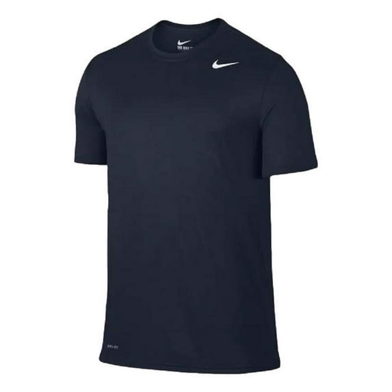 Nike Mens Team Legend Short Sleeve Crew T-Shirt Large, College Navy