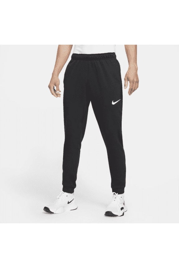 Dry Men's Dri-FIT Taper Fitness Fleece Pants Color: Black/White Size: XL