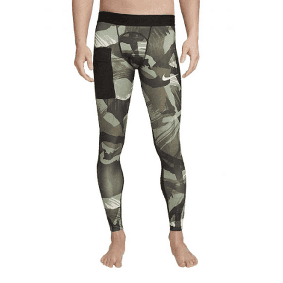 Nike Men's Dri-Fit Training Tight camo Green