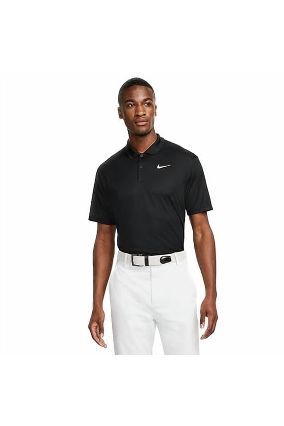 Men's Dri-fit Victory Polo, Black, S Regular US