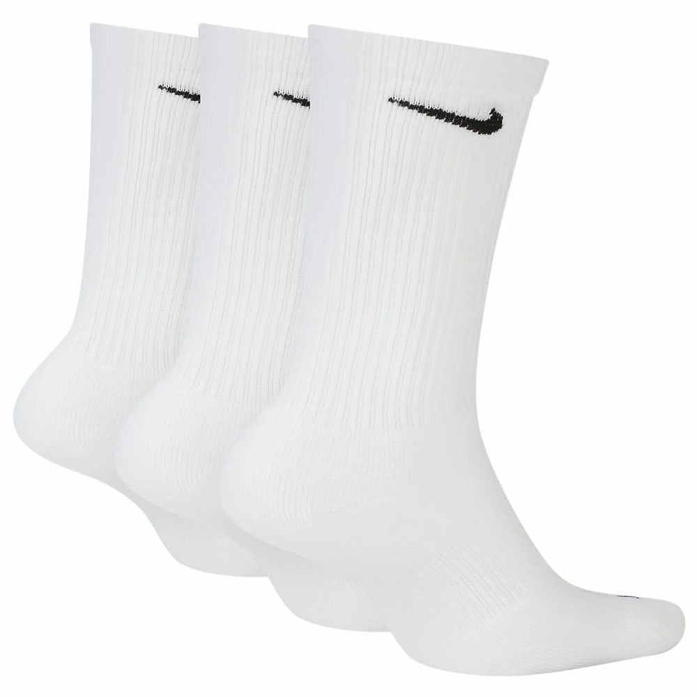 Nike Men's Dry 3 Pack Everyday Cushion Crew Training Socks White Size ...