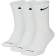 thumbnail image 1 of Men's Nike 3-Pack Everyday Plus Dri-FIT Cushion Crew Training Socks Color: White Size: 8-12, 1 of 4