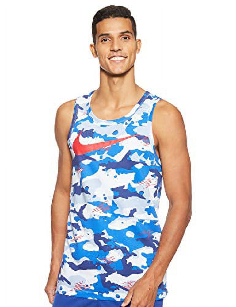 nike men's dry camo swoosh tank top