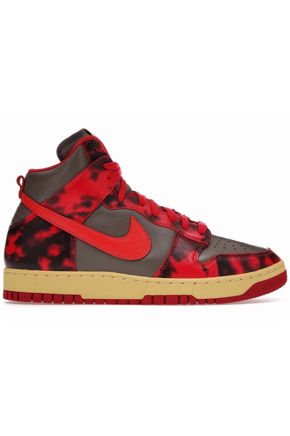 Men's Dunk High 1985 Red Acid Wash Shoes, from StockX