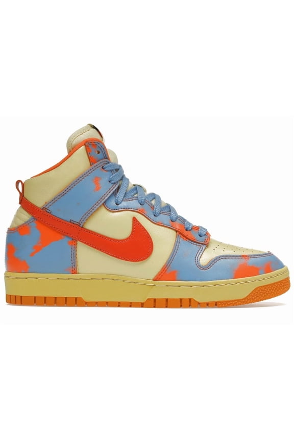 Men's Dunk High 1985 SP Orange Acid Wash Shoes, from StockX