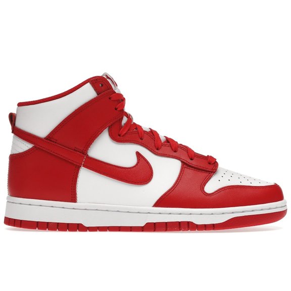 Nike Men's Dunk High Championship White Red Basketball Shoes, from StockX