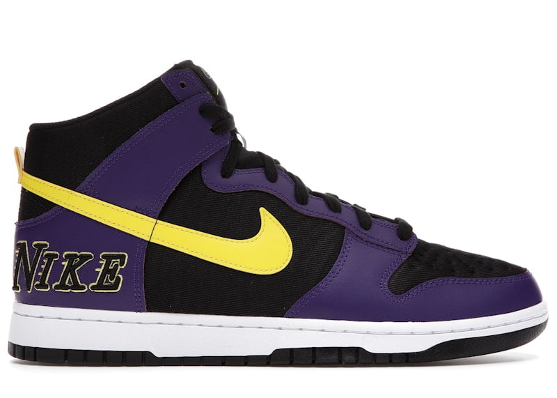 Nike Men's Dunk High EMB Lakers Shoes, from StockX