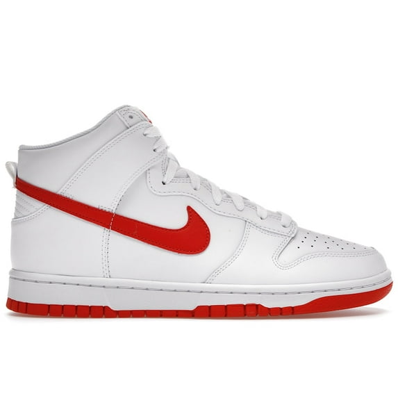 Nike Men's Dunk High White Picante Red Shoes, from StockX