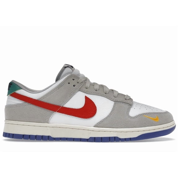 Nike Men's Dunk Low Light Iron Ore Red Blue Shoes, from StockX