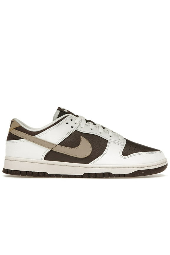 Men's Dunk Low Next Nature Summit White Baroque Brown Shoes, from StockX