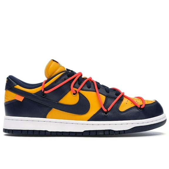 Nike Men's Dunk Low Off-White University Gold Shoes, from StockX