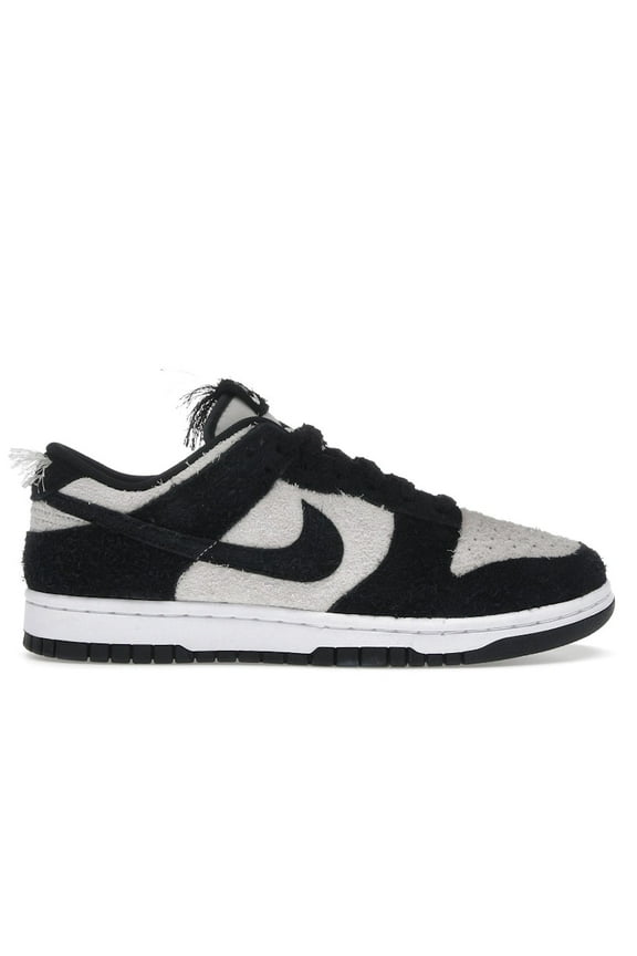 Men's Dunk Low Retro SE Panda-Monium White Black Suede Shoes, from StockX