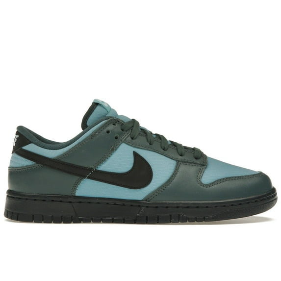 Nike Men's Dunk Low Retro SE Vintage Green Denim Turquoise Anthracite Black Shoes, from StockX