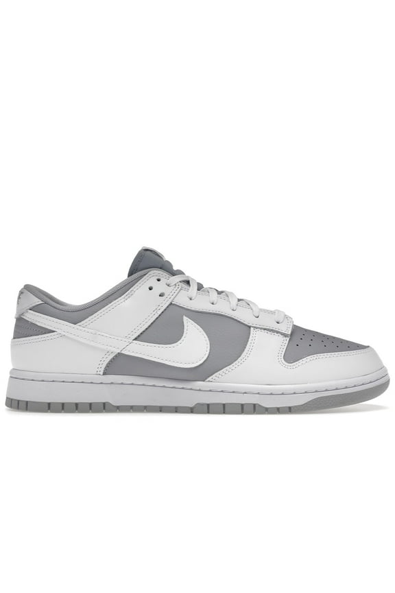 Men's Dunk Low Retro White Grey Shoes, from StockX