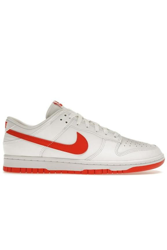 Men's Dunk Low Retro White Picante Red Shoes, from StockX