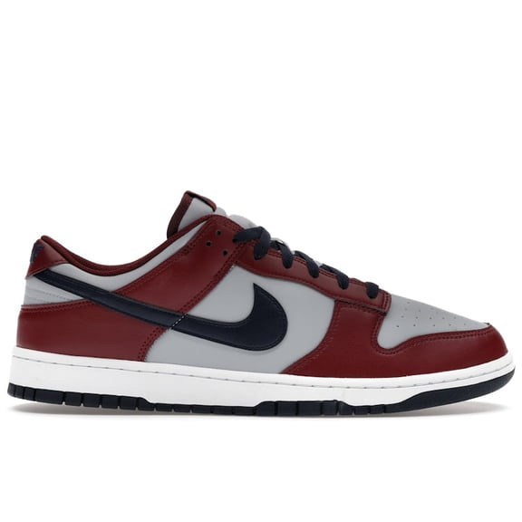 Nike Men's Dunk Low Retro Wolf Grey Obsidian Dark Team Red Shoes, from StockX