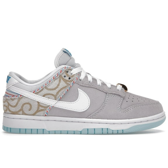 Nike Men's Dunk Low SE Barber Shop Grey Shoes, from StockX