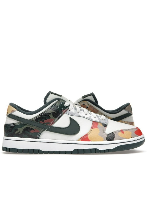 Men's Dunk Low SE Sail Multi-Camo Shoes, from StockX