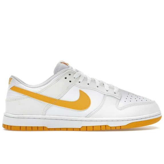 Nike Men's Dunk Low White University Gold Shoes, from StockX