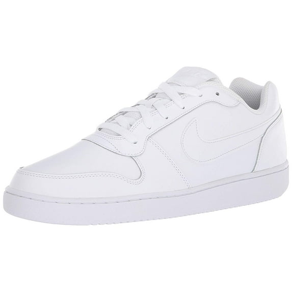 Nike Men's Ebernon Low Basketball Shoe, White/White, 12 Regular US