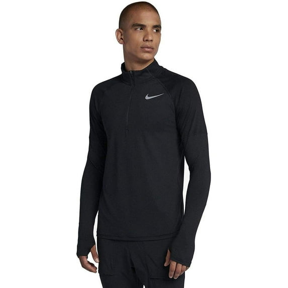 Nike Men's Element 1/2 Zip Running Top Black Size Large