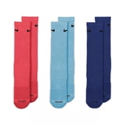 Nike Men`s Everyday Plus Cotton Cushioned Training Crew Socks 3 Pack BSX6888-925/O, Large