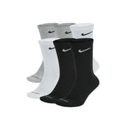 Nike Men's Everyday Plus Cushion Crew Socks (Large, Multi)