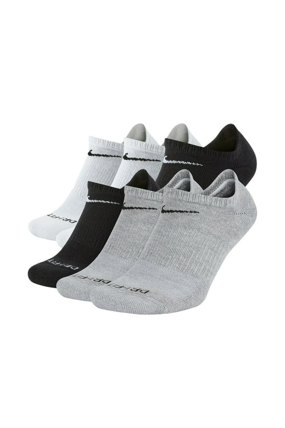 Men's Everyday Plus Cushion No-Show Socks (6 Pair), Multi-color Size Medium (6-8)