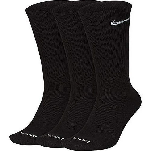Nike Men's Everyday Plus Lightweight Training Crew Socks (3 Pack