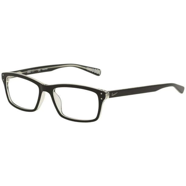 Nike Men's Eyeglasses 7242 001 Black Crystal Full Rim Optical Frame ...