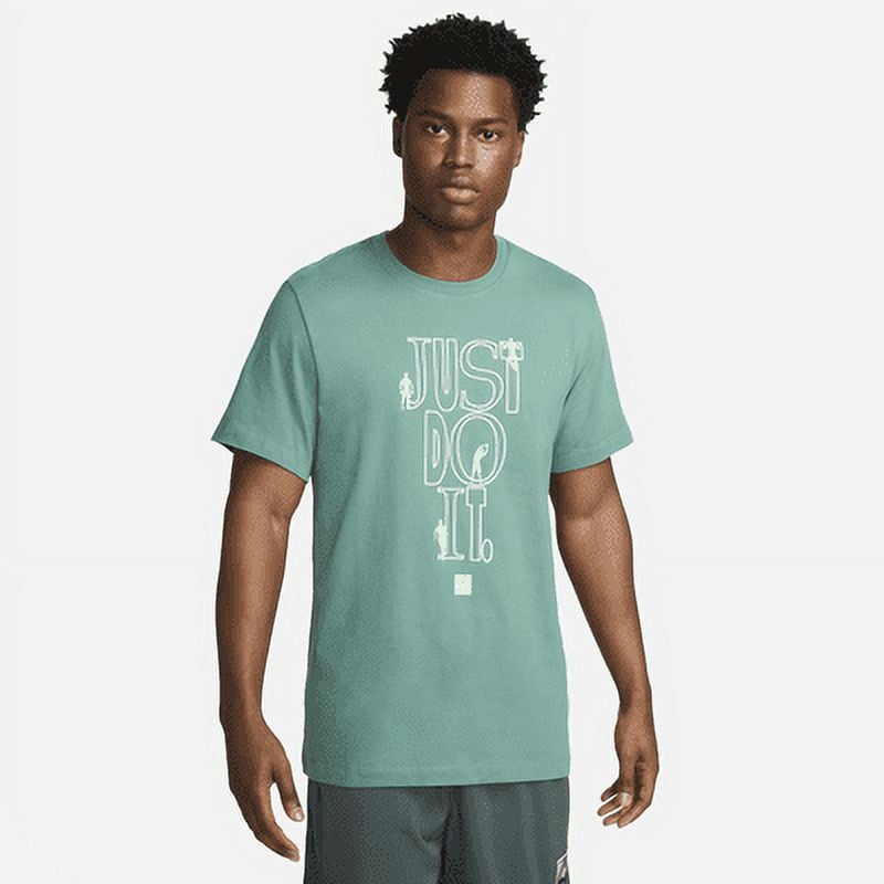 Nike Men s Fitness T Shirt Color Bicoastal Size S Walmart