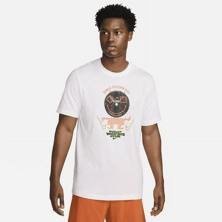 Nike Men s Fitness T Shirt Color White Size 3XL Tall Walmart