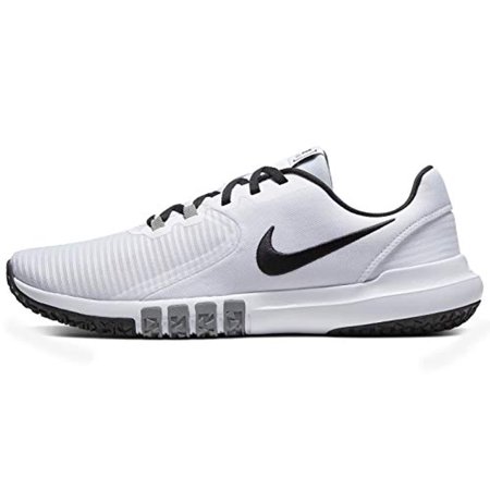 Nike Men's Flex Control TR4 Cross Trainer, White/Blacksmoke Grey, 10 Regular US