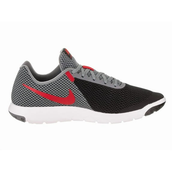 nike men's flex experience rn 6 black/university red/cool red running shoe 8 men us