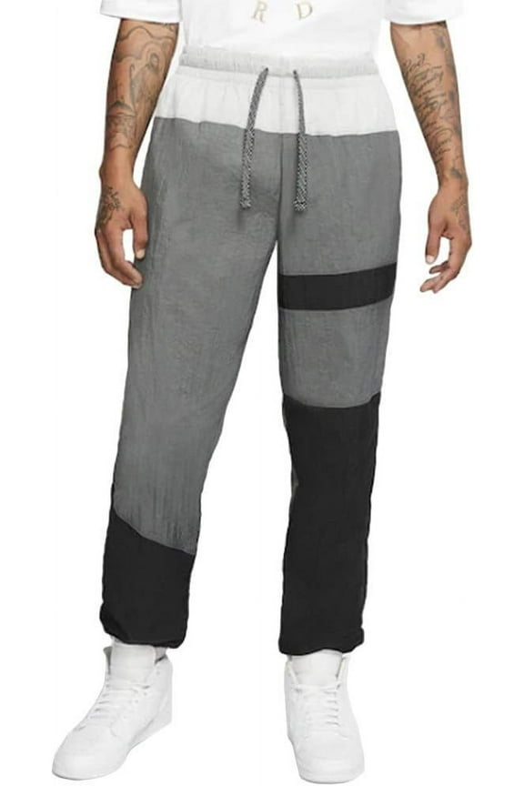 Flight Basketball Pants Grey / Black / White  CN8512-068 Men's Size XL