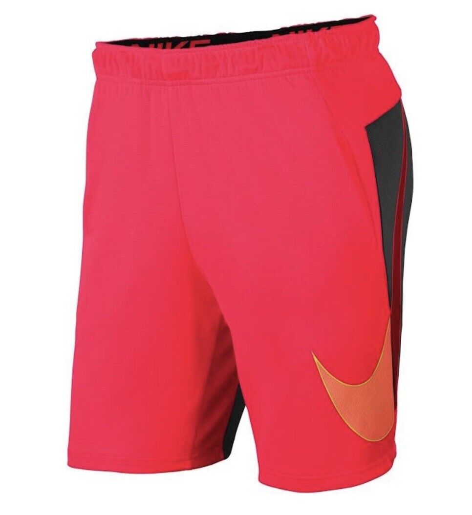 Nike Men s Fly GFX Training short 5.0 Size M Dri Fit Graphic Shorts Crimson NWT