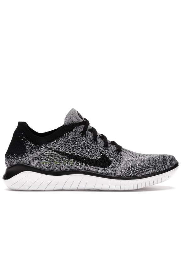 Men's Free RN Flyknit 2018 Black White Ombre Running Shoes, from StockX