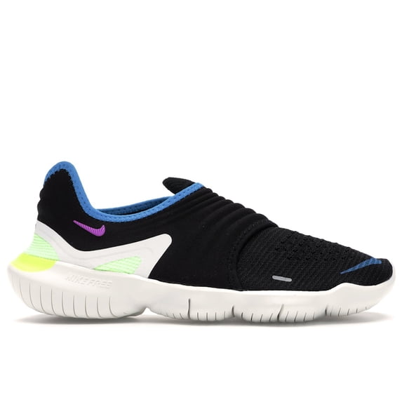 Nike Men's Free RN Flyknit 3.0 Black Laser Orange Running Shoes, from StockX
