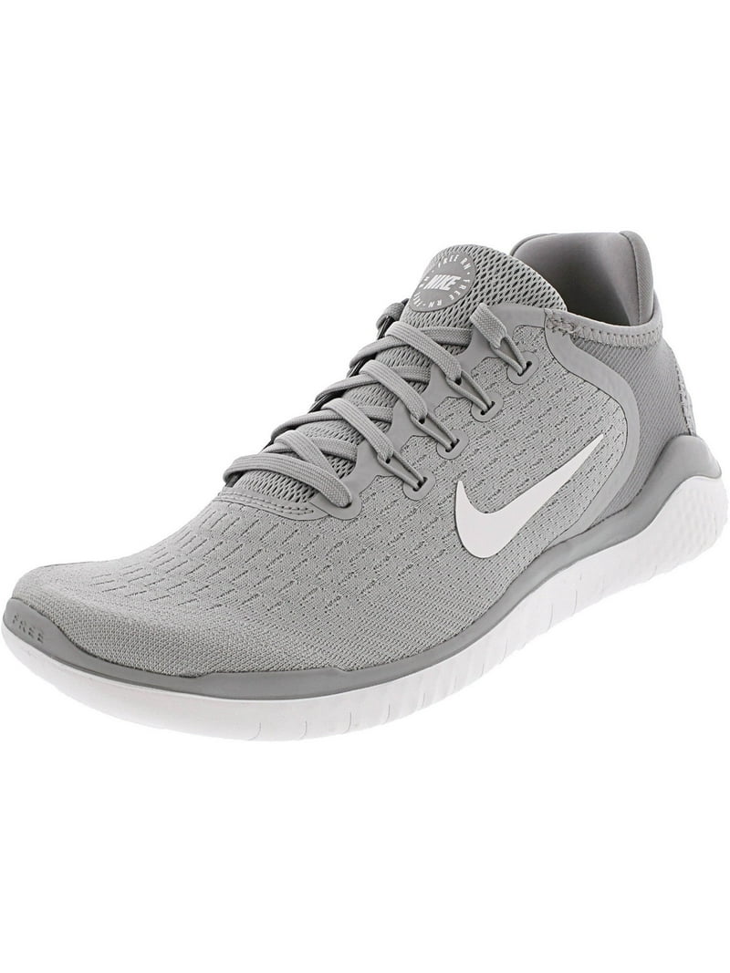Nike, Men's Free Rn 2018 Wolf Grey White Volt, 8M, fabric