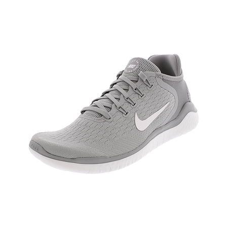 Nike Men's Free Rn 2018 Wolf Grey / White - Volt Ankle-High Running Shoe 8M